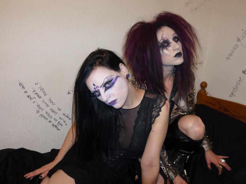 Victoria and Lucius, Goth couple, London, 2017