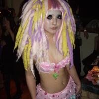 Cybergoth girl, Tokyo Decadence party, 2012