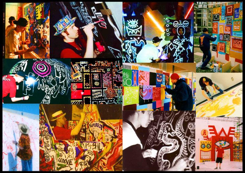 'Total Art' collage, Mark Wigan