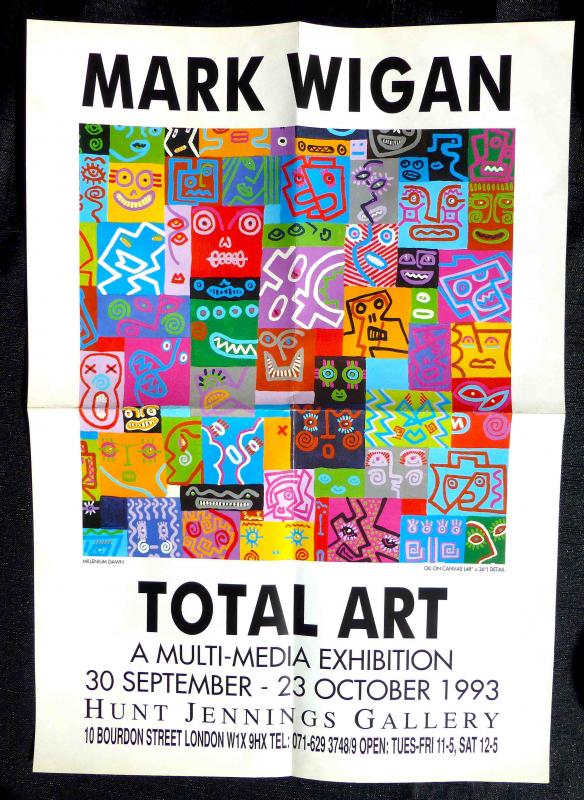 Poster for 'Total Art' exhibition, 1993