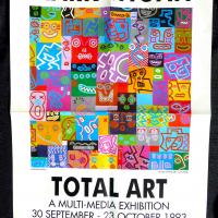 Poster for 'Total Art' exhibition, 1993