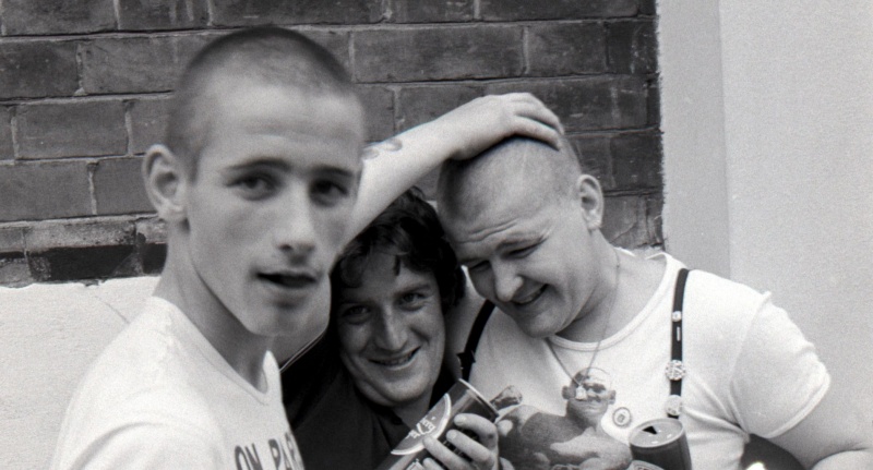 Skinheads, King's Rd, London, 80s ST#370