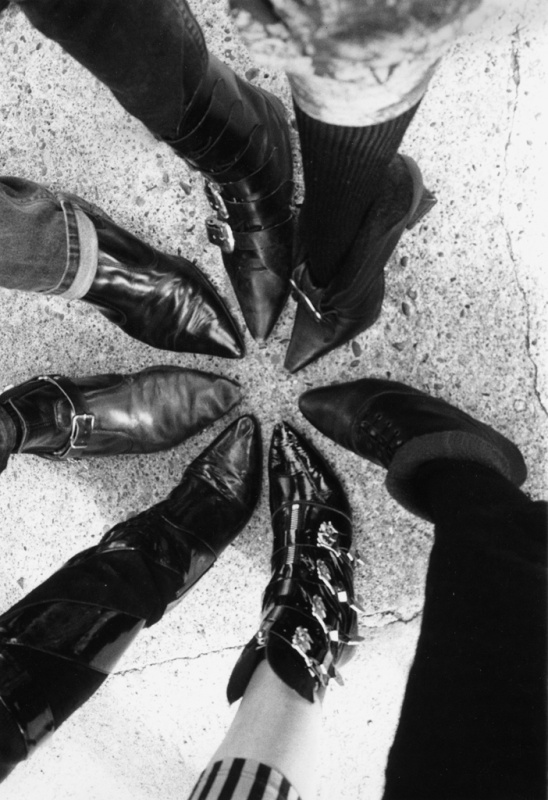 Pointy Goth Shoes, Whitby, England, 1993 [e1660#8]