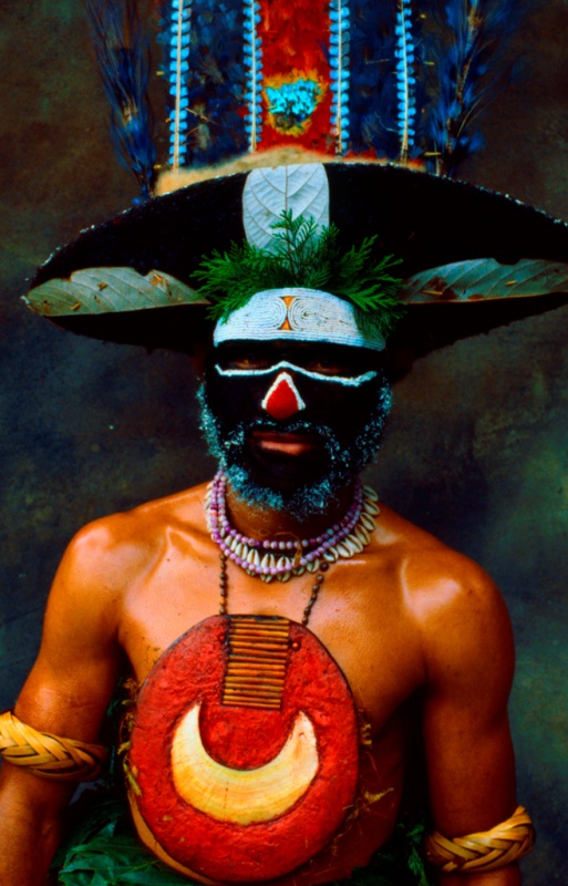 New Guinea Tribesman, London, late 80s (?) BA#44