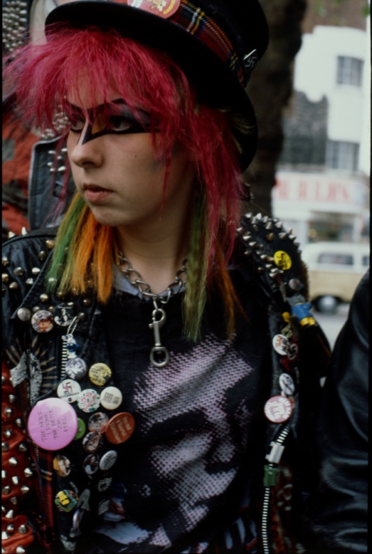 Punk girl on the King's Road, London, ST#04
