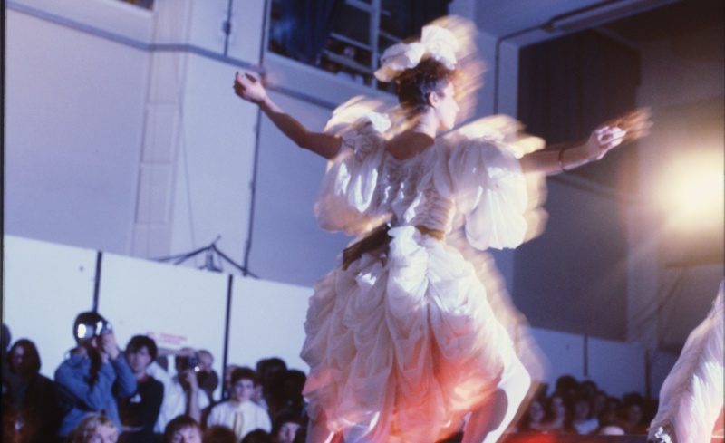 Zandra Rhodes fashion show , early 80s FA#14