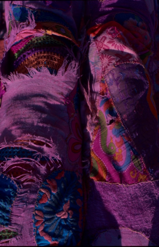 Detail of jeans worn by Australian 'Freak' ST#57 Detail of jeans worn by Australian 'Freak' ST#57