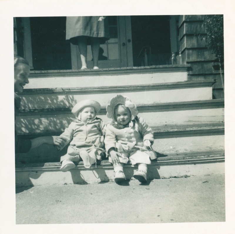 Ted and Diane Polhemus, Easter, 1948 - TP#130 Ted and Diane Polhemus, Easter, 1948 - TP#130