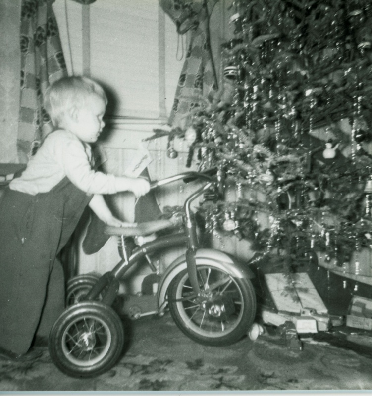 First bike - Christmas, 1949, Neptune City, NJ - TP#118 First bike - Christmas, 1949, Neptune City, NJ - TP#118
