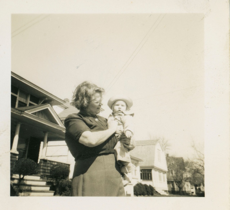 Ted with father's mother Nancy Allgor Polhemus -TP#32