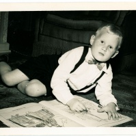 Posh boy - pretend, Ted 1948/9 - TP#140
