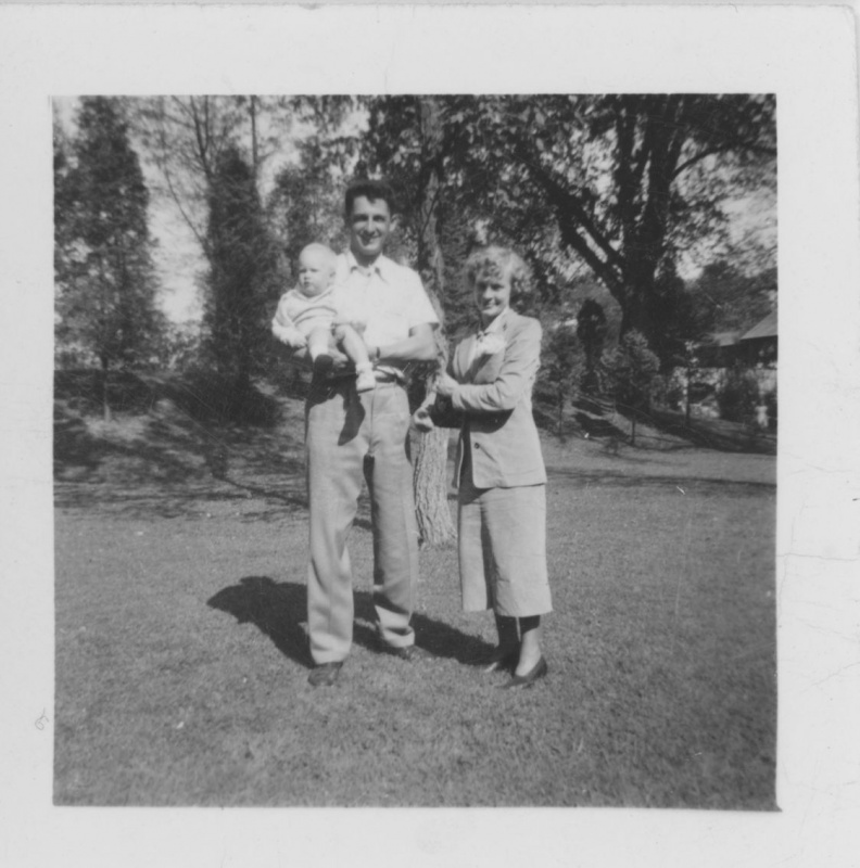 Me and my parents, probably 1947 - TP#19 Me and my parents, probably 1947 - TP#19