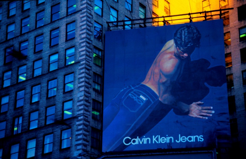 Calvin Klein billboard, New York City, USA, early 1980s [photo © Ted Polhemus]