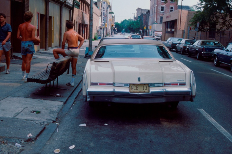 street scene, South Side, Philly (the real life setting of the 'Rocky' films), Philadelphia, USA, 1984 [photo © Ted Polhemus]