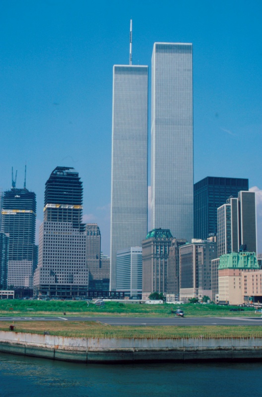 World Trade Center ('Twin Towers'), photo: 1984, [photo © Ted Polhemus]