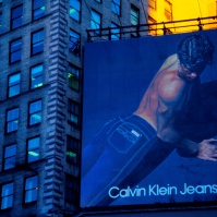 Calvin Klein billboard, New York City, USA, early 1980s [photo © Ted Polhemus]