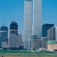 World Trade Center ('Twin Towers'), photo: 1984, [photo © Ted Polhemus]